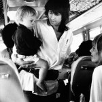 Keith, Anita & Marlon Richards Bus to Vienna Airport, September 27 1970