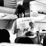Mick Jagger, Charter flight from Orly, Paris to Vienna, September 25, 1970